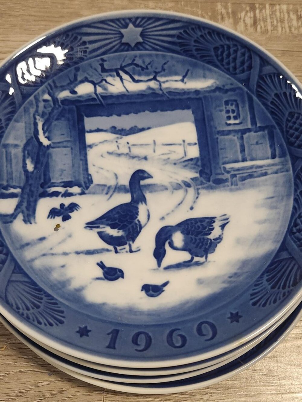 Royal Copenhagen's 1969 Christmas plate